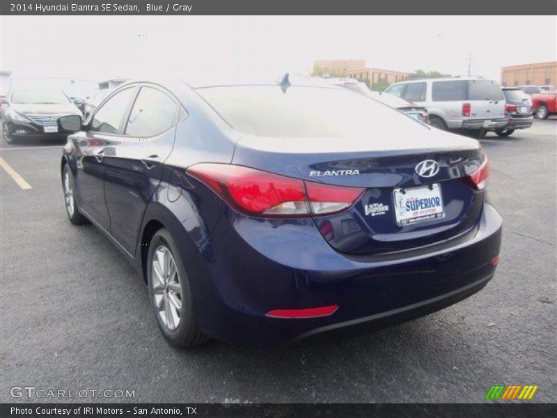 Blue / Gray 2014 Hyundai Elantra SE Sedan