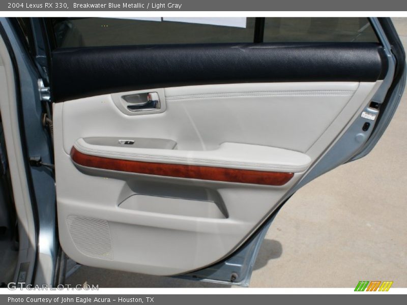 Breakwater Blue Metallic / Light Gray 2004 Lexus RX 330