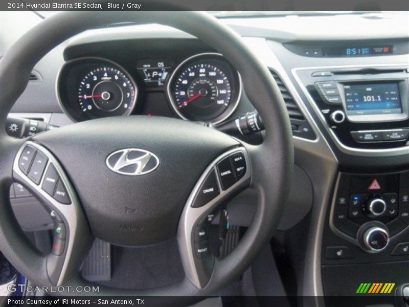 Blue / Gray 2014 Hyundai Elantra SE Sedan