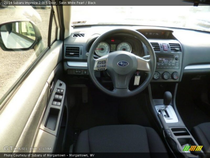 Satin White Pearl / Black 2014 Subaru Impreza 2.0i 5 Door