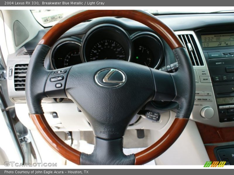Breakwater Blue Metallic / Light Gray 2004 Lexus RX 330