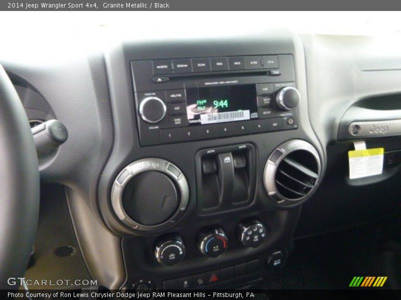 Granite Metallic / Black 2014 Jeep Wrangler Sport 4x4