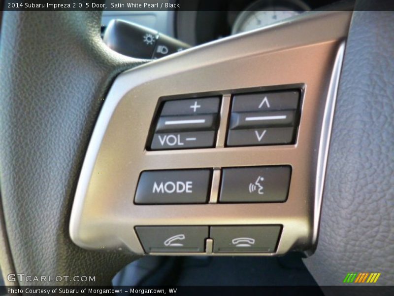 Satin White Pearl / Black 2014 Subaru Impreza 2.0i 5 Door