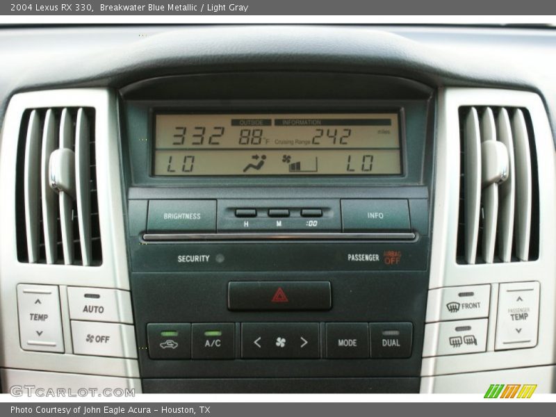 Breakwater Blue Metallic / Light Gray 2004 Lexus RX 330