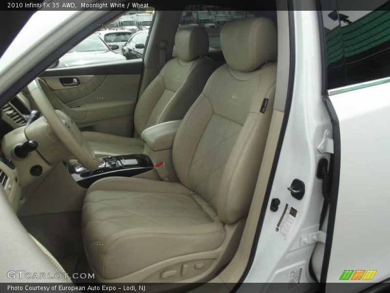 Moonlight White / Wheat 2010 Infiniti FX 35 AWD