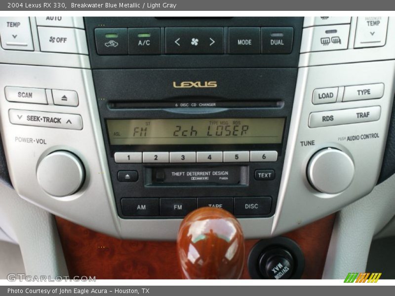 Breakwater Blue Metallic / Light Gray 2004 Lexus RX 330