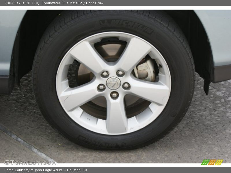 Breakwater Blue Metallic / Light Gray 2004 Lexus RX 330
