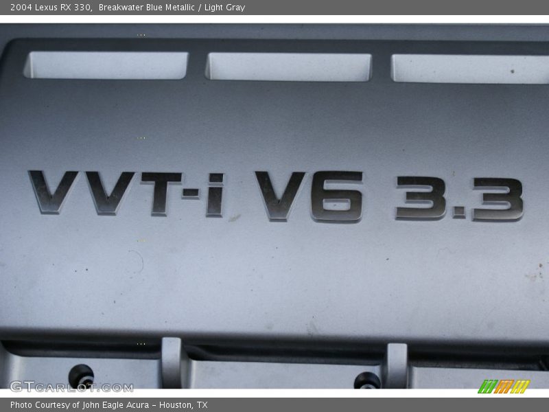 Breakwater Blue Metallic / Light Gray 2004 Lexus RX 330
