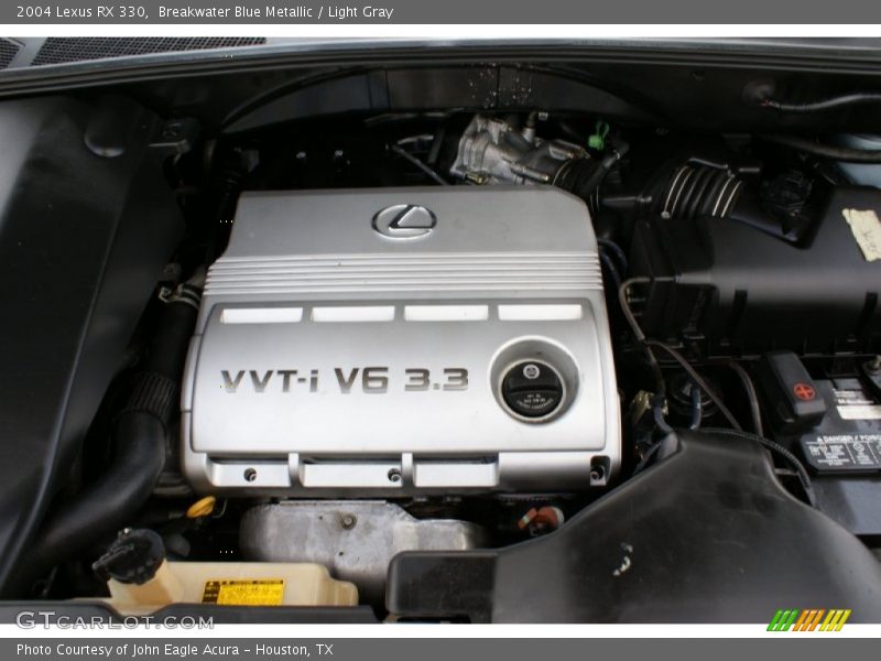 Breakwater Blue Metallic / Light Gray 2004 Lexus RX 330