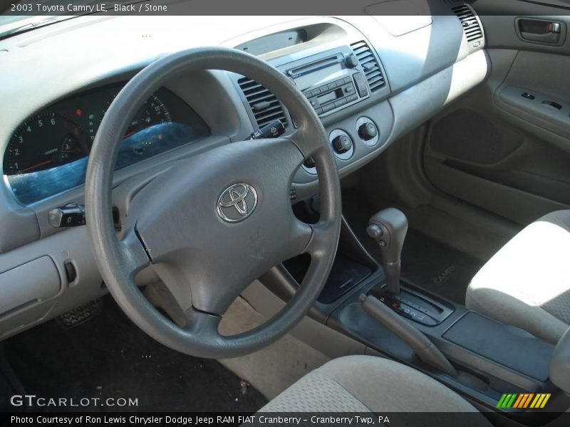 Black / Stone 2003 Toyota Camry LE