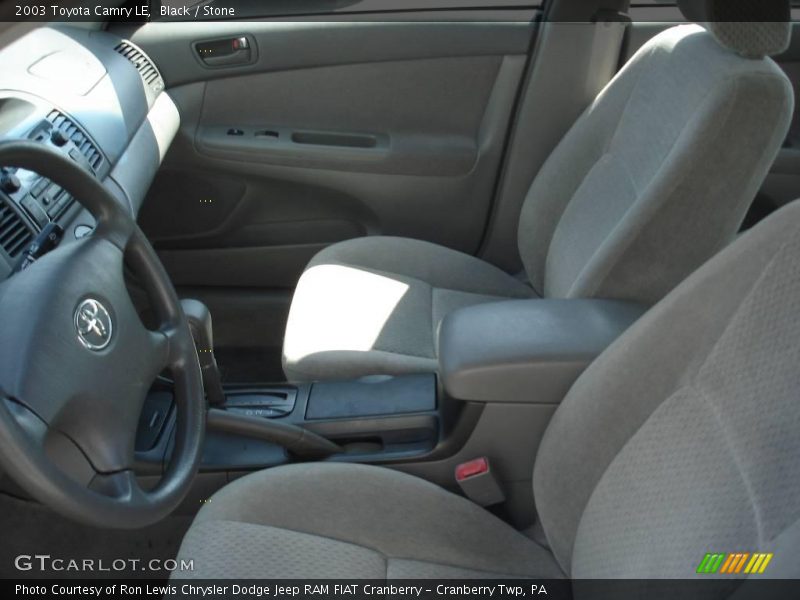 Black / Stone 2003 Toyota Camry LE