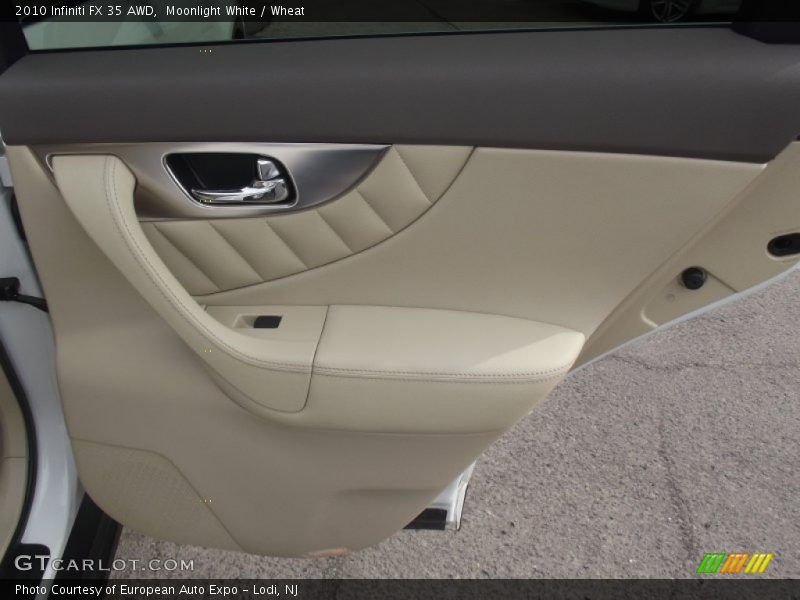 Moonlight White / Wheat 2010 Infiniti FX 35 AWD