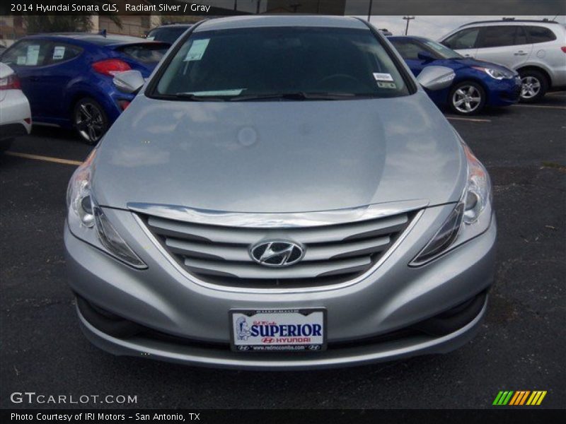 Radiant Silver / Gray 2014 Hyundai Sonata GLS