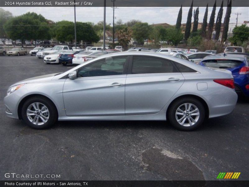 Radiant Silver / Gray 2014 Hyundai Sonata GLS