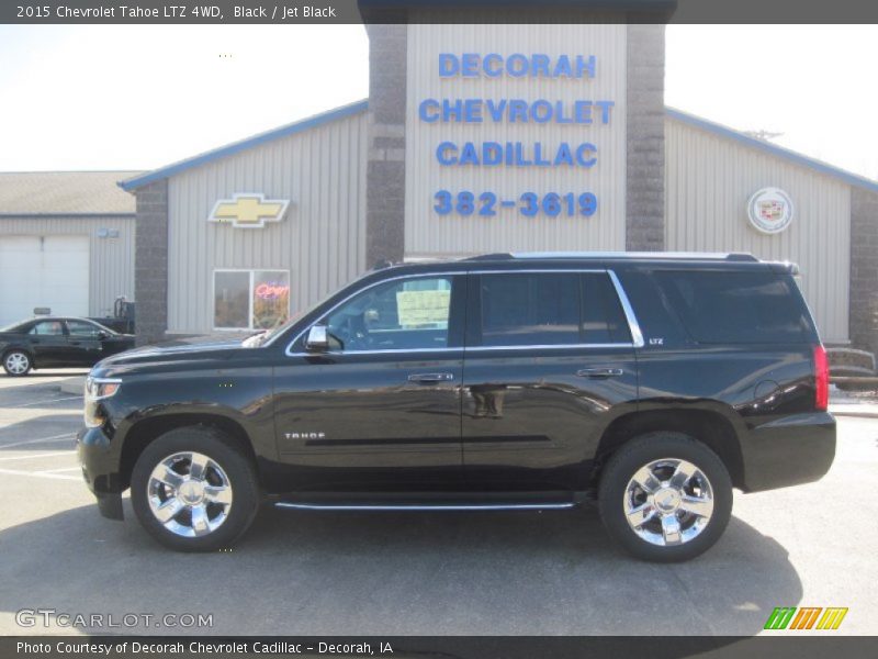 Black / Jet Black 2015 Chevrolet Tahoe LTZ 4WD