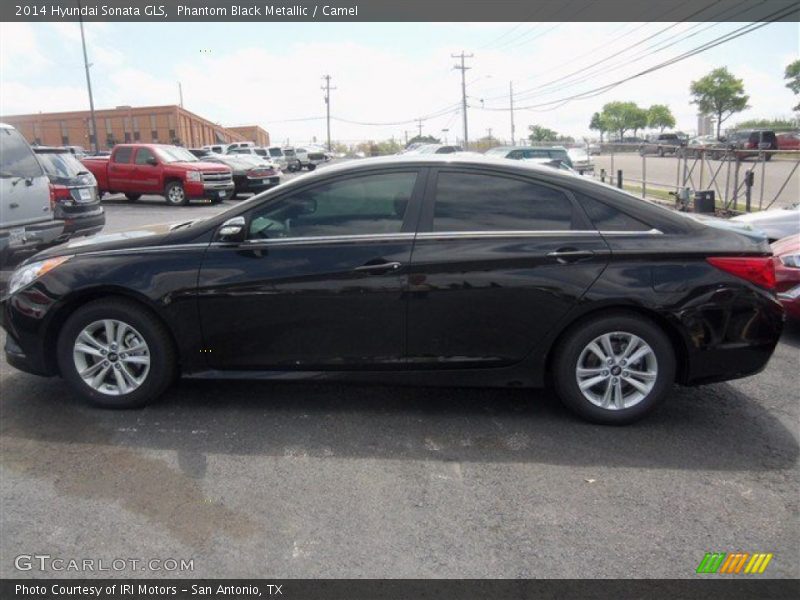 Phantom Black Metallic / Camel 2014 Hyundai Sonata GLS