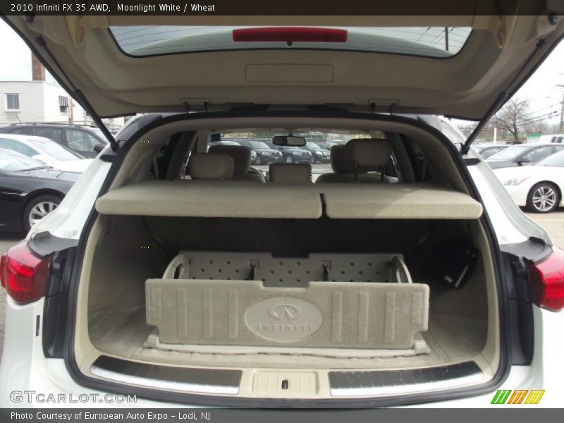 Moonlight White / Wheat 2010 Infiniti FX 35 AWD