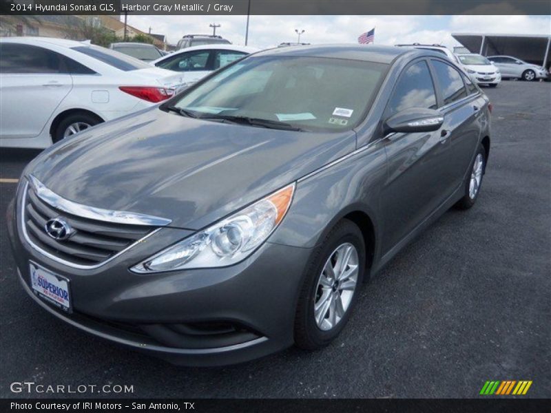 Harbor Gray Metallic / Gray 2014 Hyundai Sonata GLS
