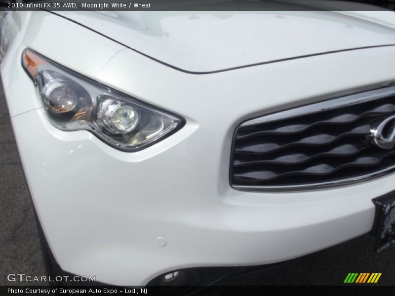 Moonlight White / Wheat 2010 Infiniti FX 35 AWD