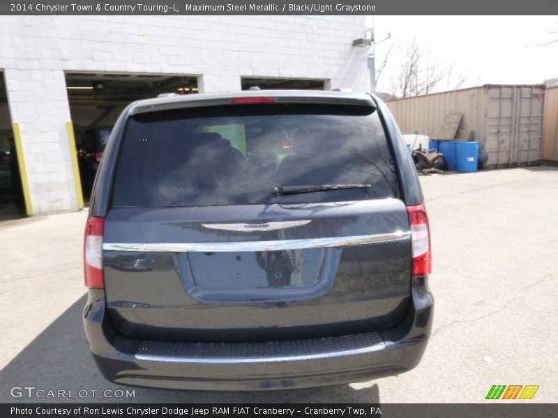 Maximum Steel Metallic / Black/Light Graystone 2014 Chrysler Town & Country Touring-L