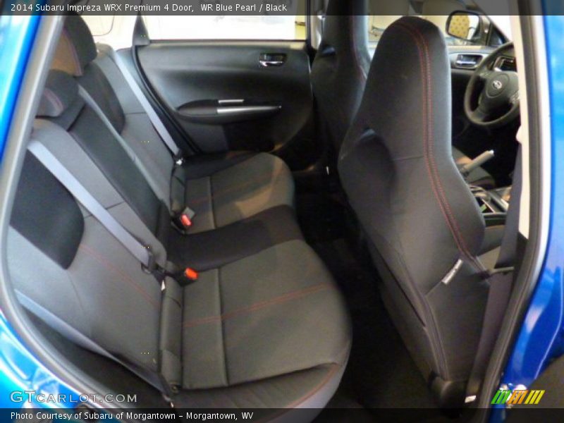 Rear Seat of 2014 Impreza WRX Premium 4 Door