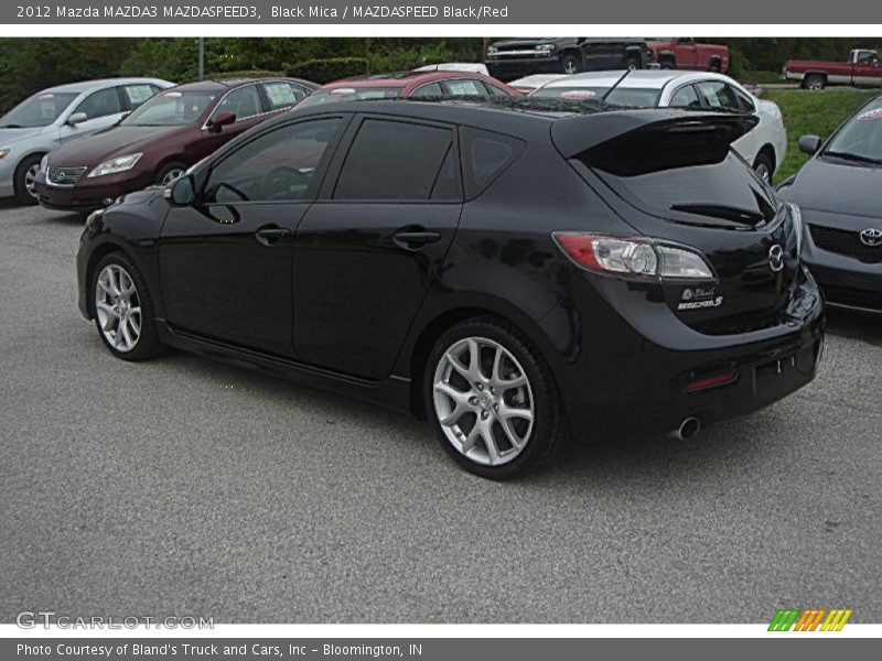 Black Mica / MAZDASPEED Black/Red 2012 Mazda MAZDA3 MAZDASPEED3