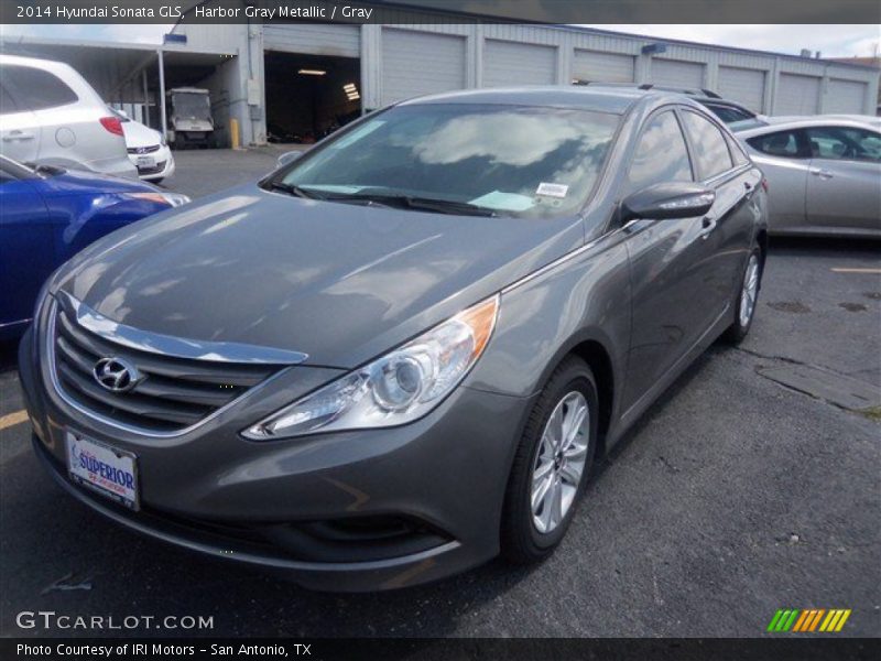 Harbor Gray Metallic / Gray 2014 Hyundai Sonata GLS