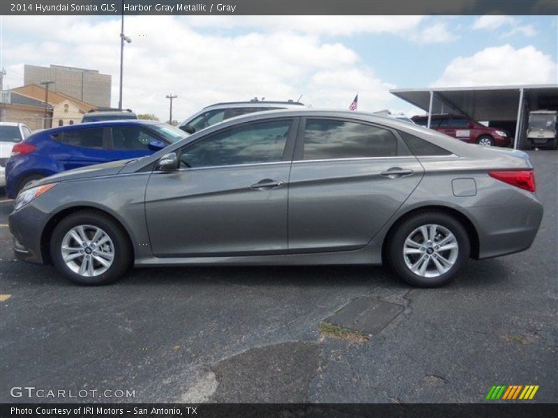 Harbor Gray Metallic / Gray 2014 Hyundai Sonata GLS