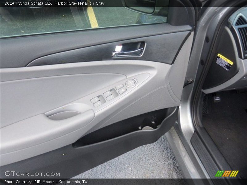 Harbor Gray Metallic / Gray 2014 Hyundai Sonata GLS