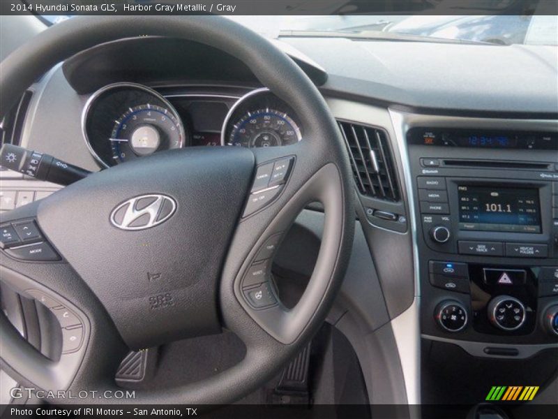 Harbor Gray Metallic / Gray 2014 Hyundai Sonata GLS