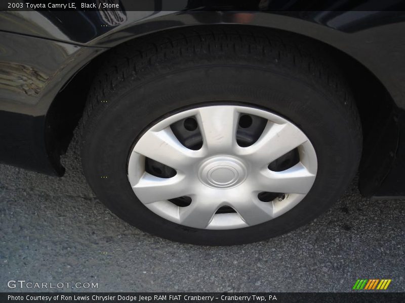 Black / Stone 2003 Toyota Camry LE