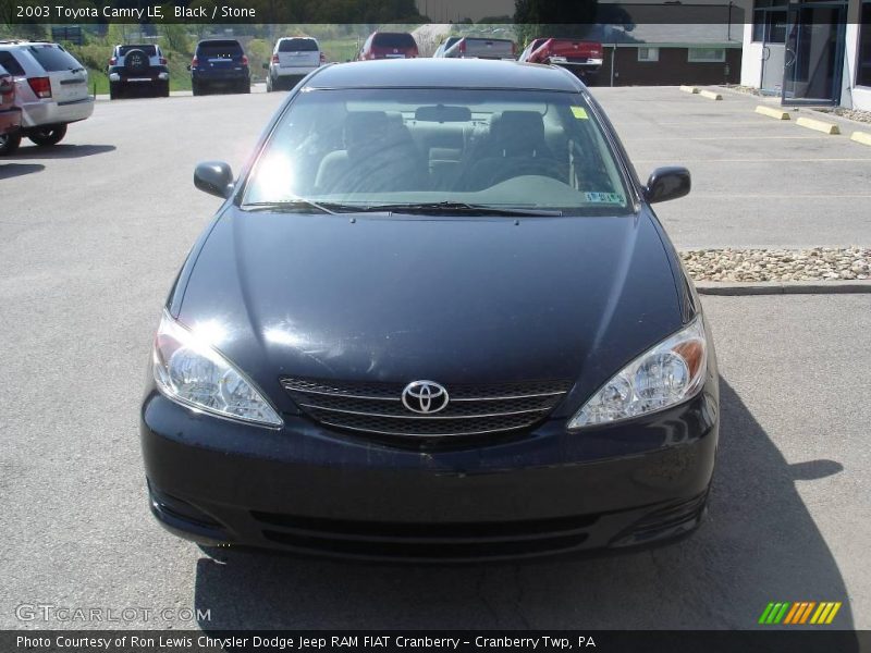 Black / Stone 2003 Toyota Camry LE