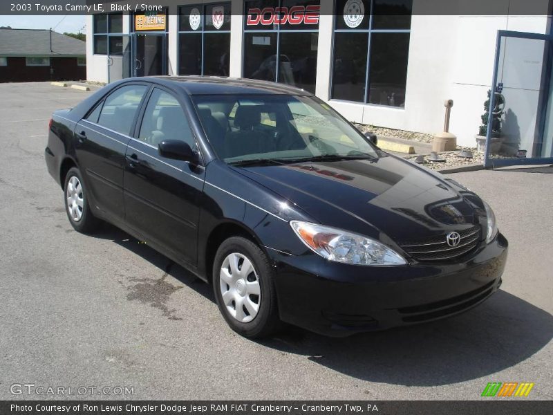 Black / Stone 2003 Toyota Camry LE