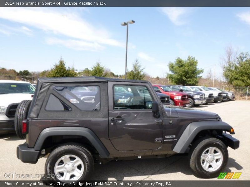 Granite Metallic / Black 2014 Jeep Wrangler Sport 4x4