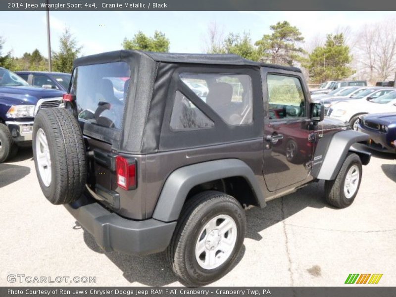 Granite Metallic / Black 2014 Jeep Wrangler Sport 4x4
