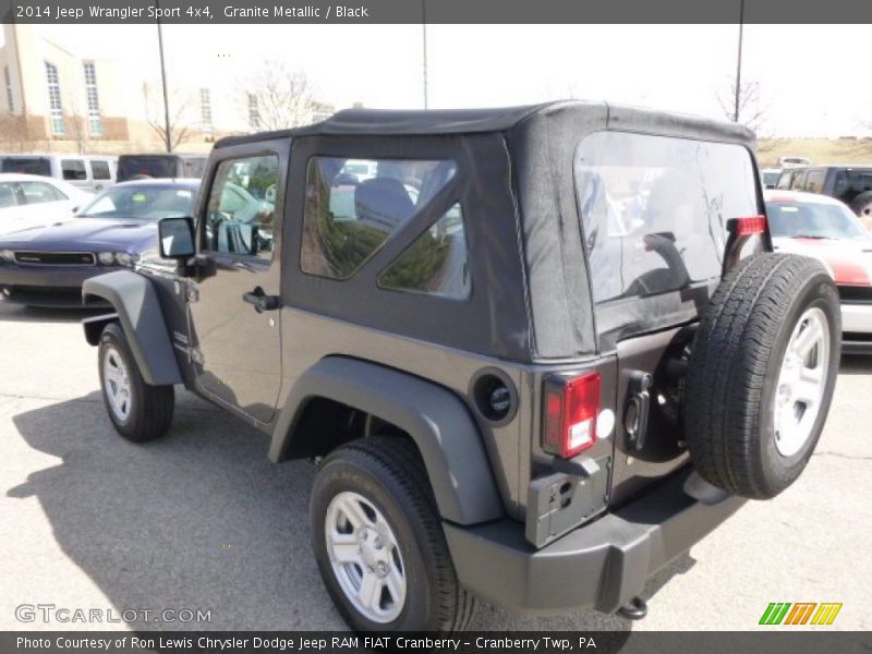 Granite Metallic / Black 2014 Jeep Wrangler Sport 4x4