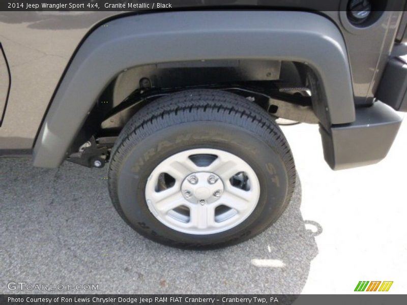 Granite Metallic / Black 2014 Jeep Wrangler Sport 4x4