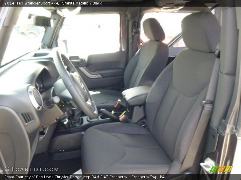Granite Metallic / Black 2014 Jeep Wrangler Sport 4x4