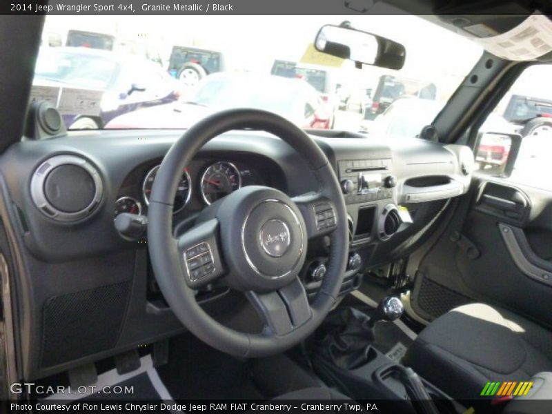 Granite Metallic / Black 2014 Jeep Wrangler Sport 4x4