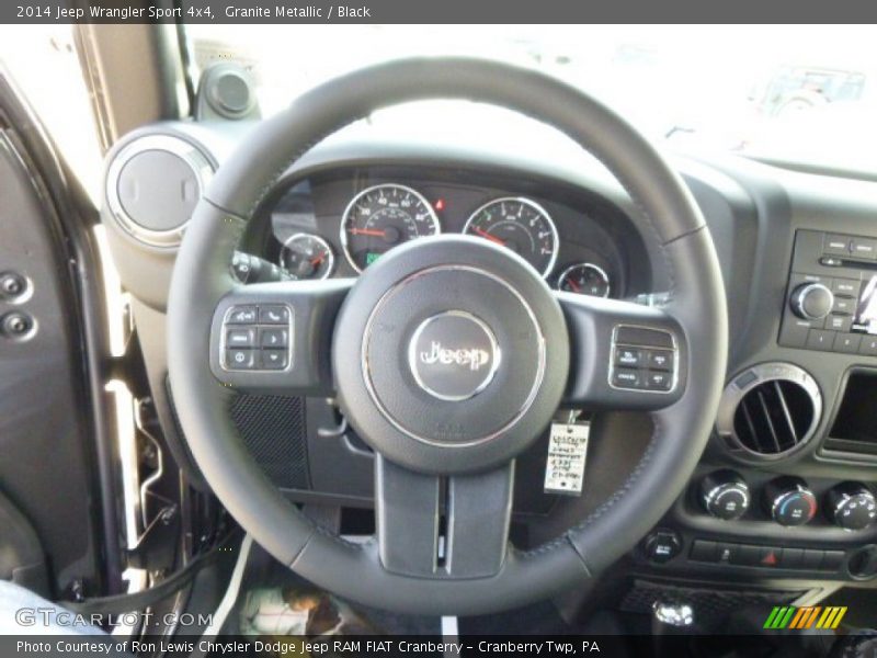 Granite Metallic / Black 2014 Jeep Wrangler Sport 4x4