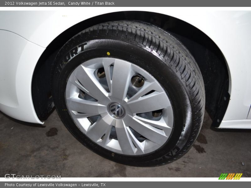 Candy White / Titan Black 2012 Volkswagen Jetta SE Sedan