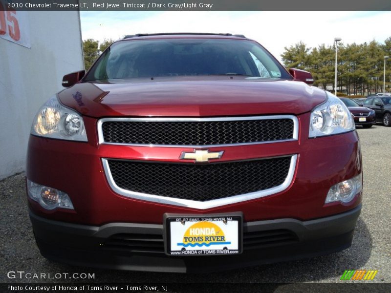 Red Jewel Tintcoat / Dark Gray/Light Gray 2010 Chevrolet Traverse LT