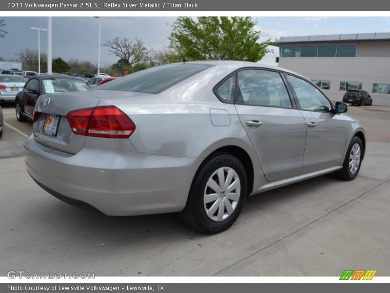 Reflex Silver Metallic / Titan Black 2013 Volkswagen Passat 2.5L S