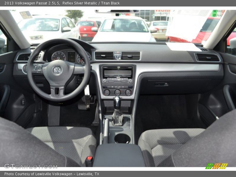 Reflex Silver Metallic / Titan Black 2013 Volkswagen Passat 2.5L S