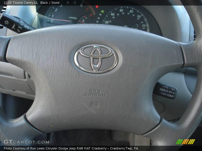 Black / Stone 2003 Toyota Camry LE