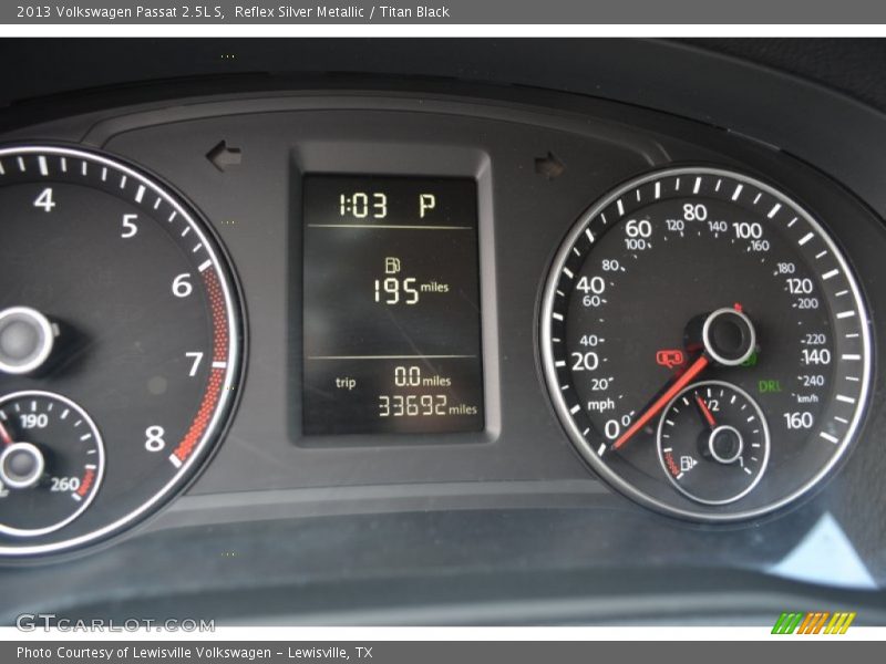 Reflex Silver Metallic / Titan Black 2013 Volkswagen Passat 2.5L S