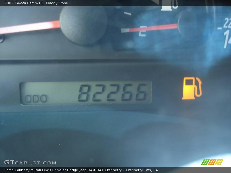Black / Stone 2003 Toyota Camry LE