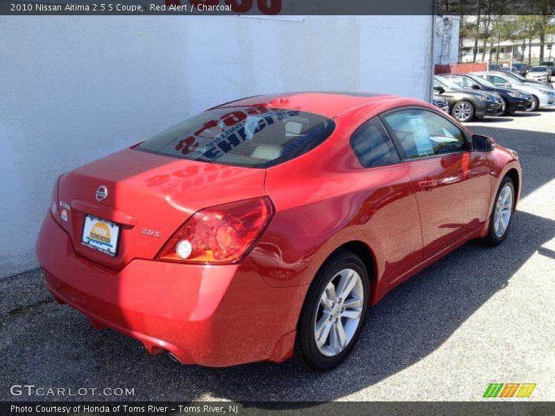 Red Alert / Charcoal 2010 Nissan Altima 2.5 S Coupe