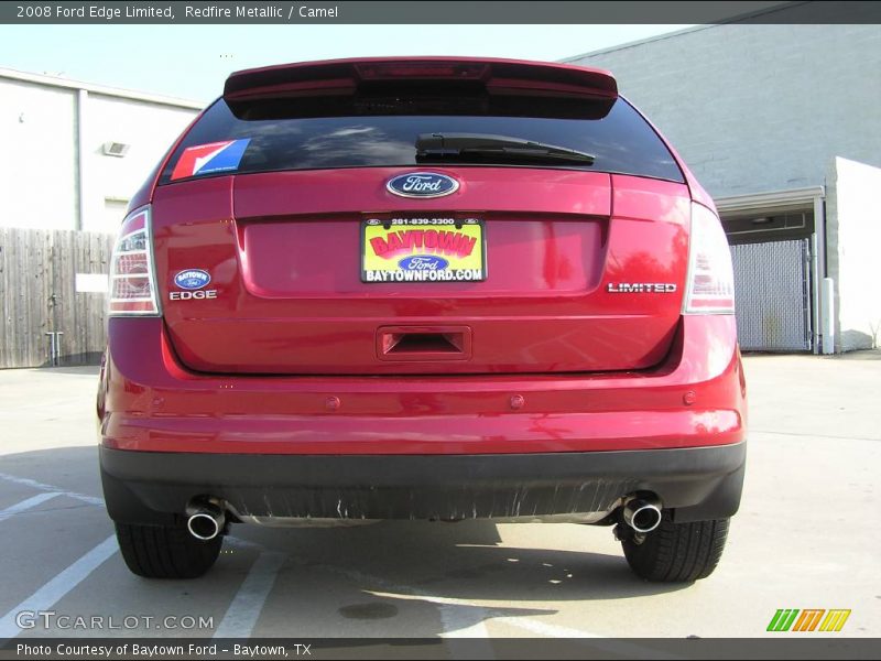 Redfire Metallic / Camel 2008 Ford Edge Limited