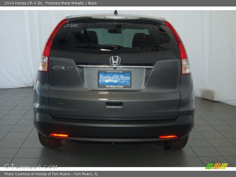 Polished Metal Metallic / Black 2014 Honda CR-V EX